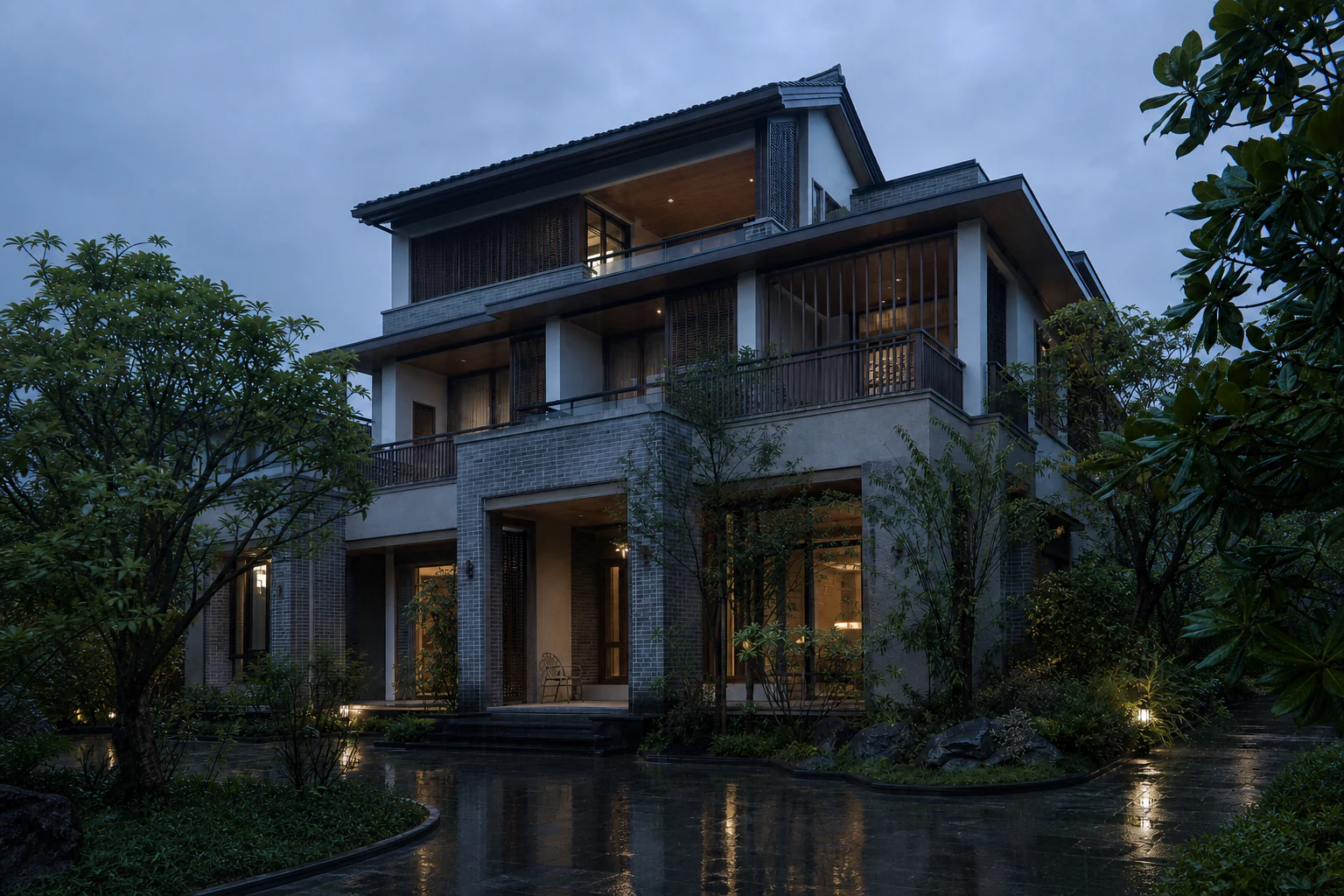 深簷雨院 - 建築空間 - 圖片 6