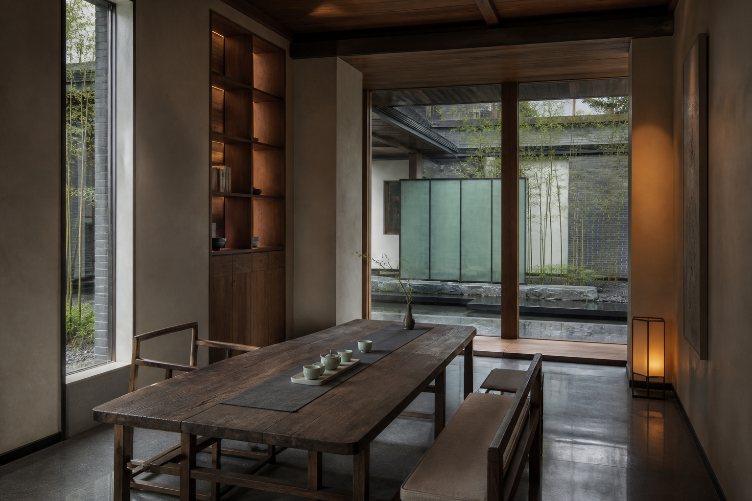 汝窯雨庭茶書館 - 公共空間 - 圖片 10