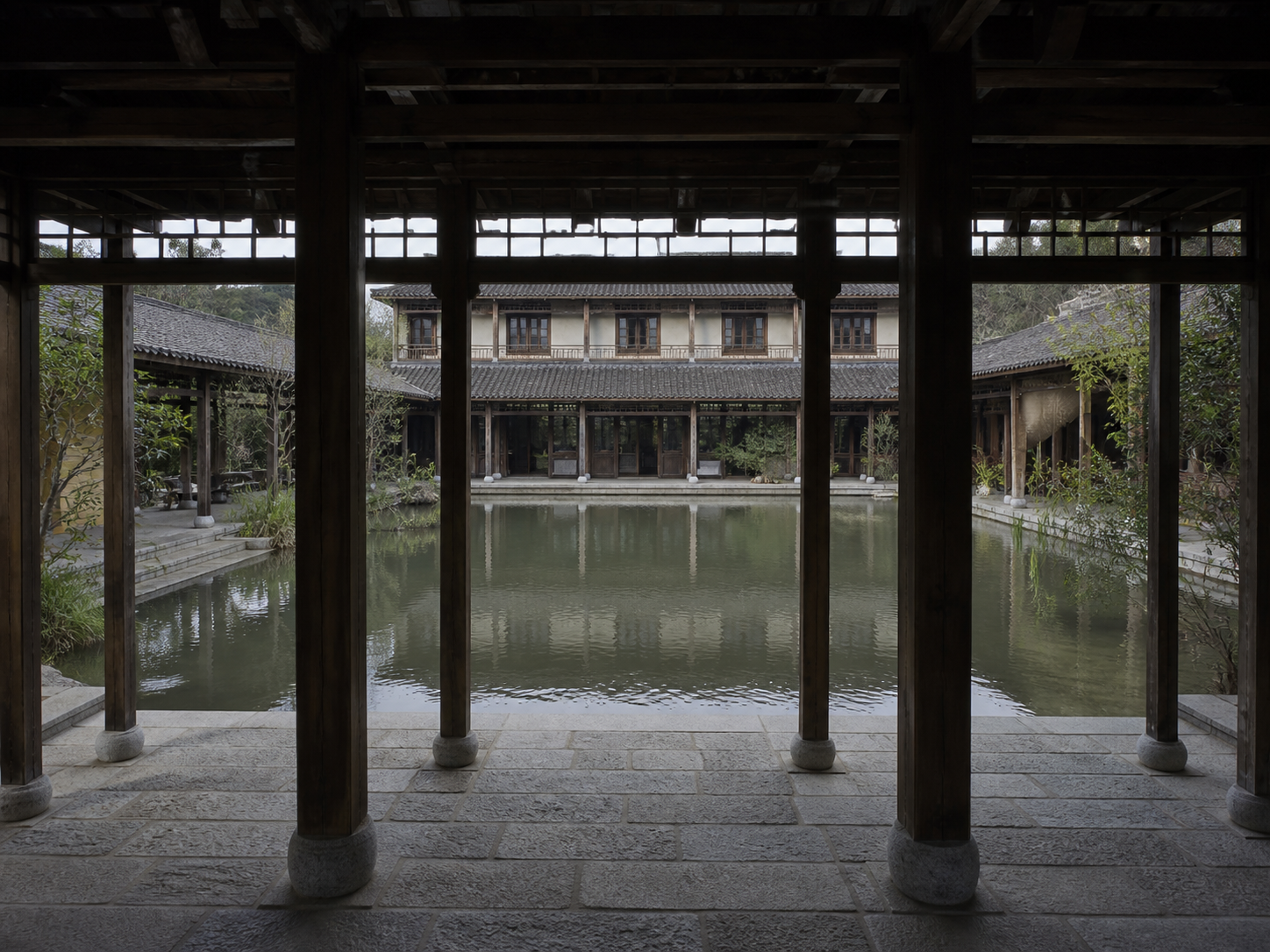 青瓦水院 - 建築空間 - 圖片 3