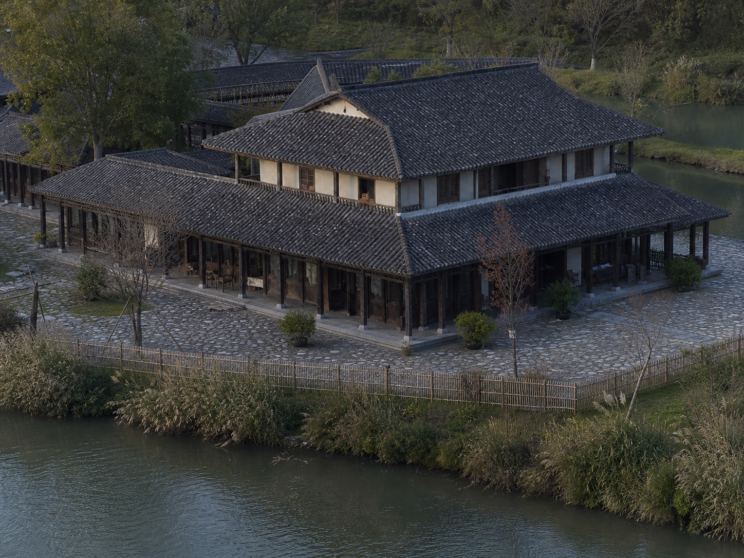 青瓦水院 - 建築空間 - 圖片 5