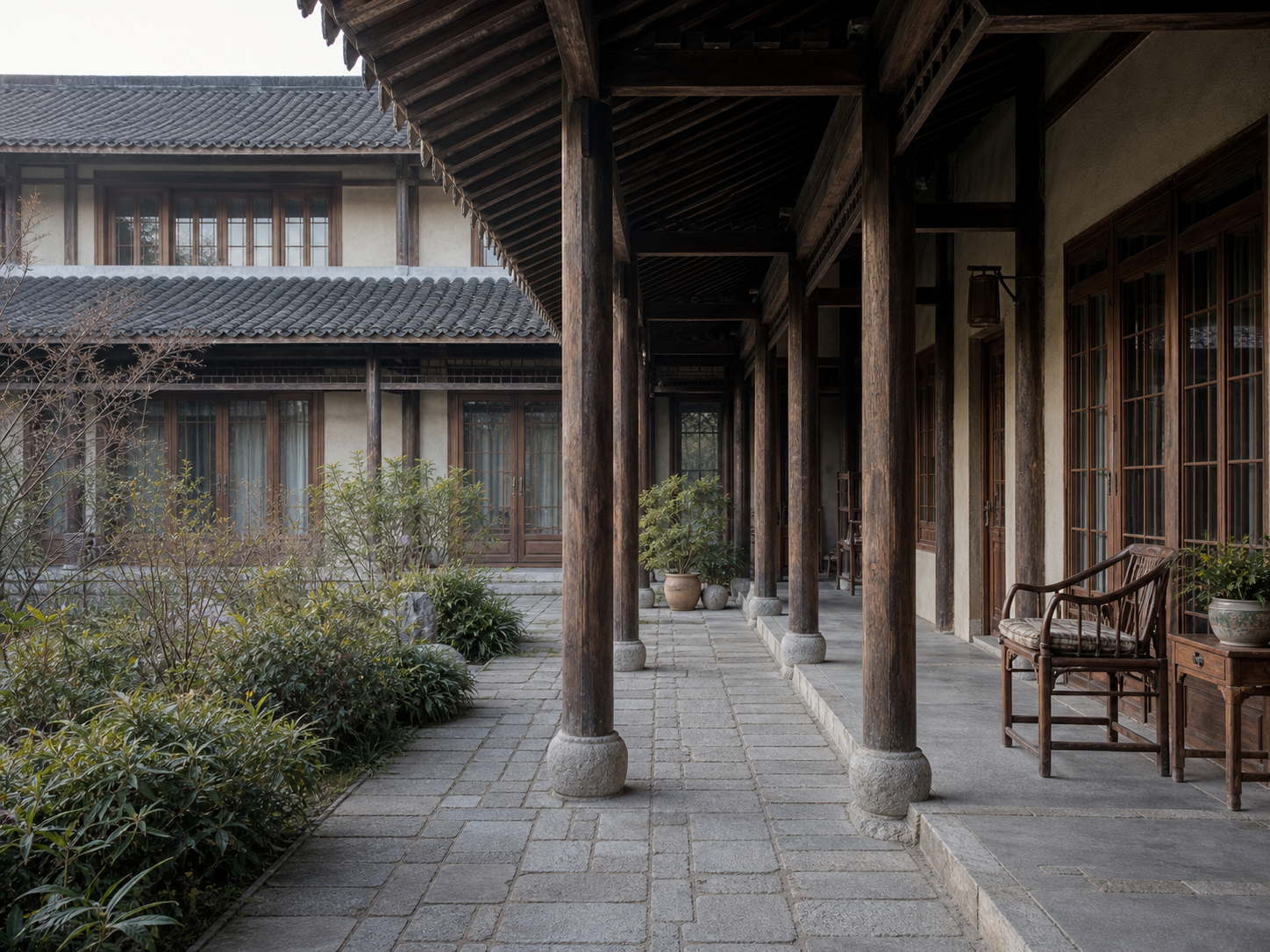 青瓦水院 - 建築空間 - 圖片 7