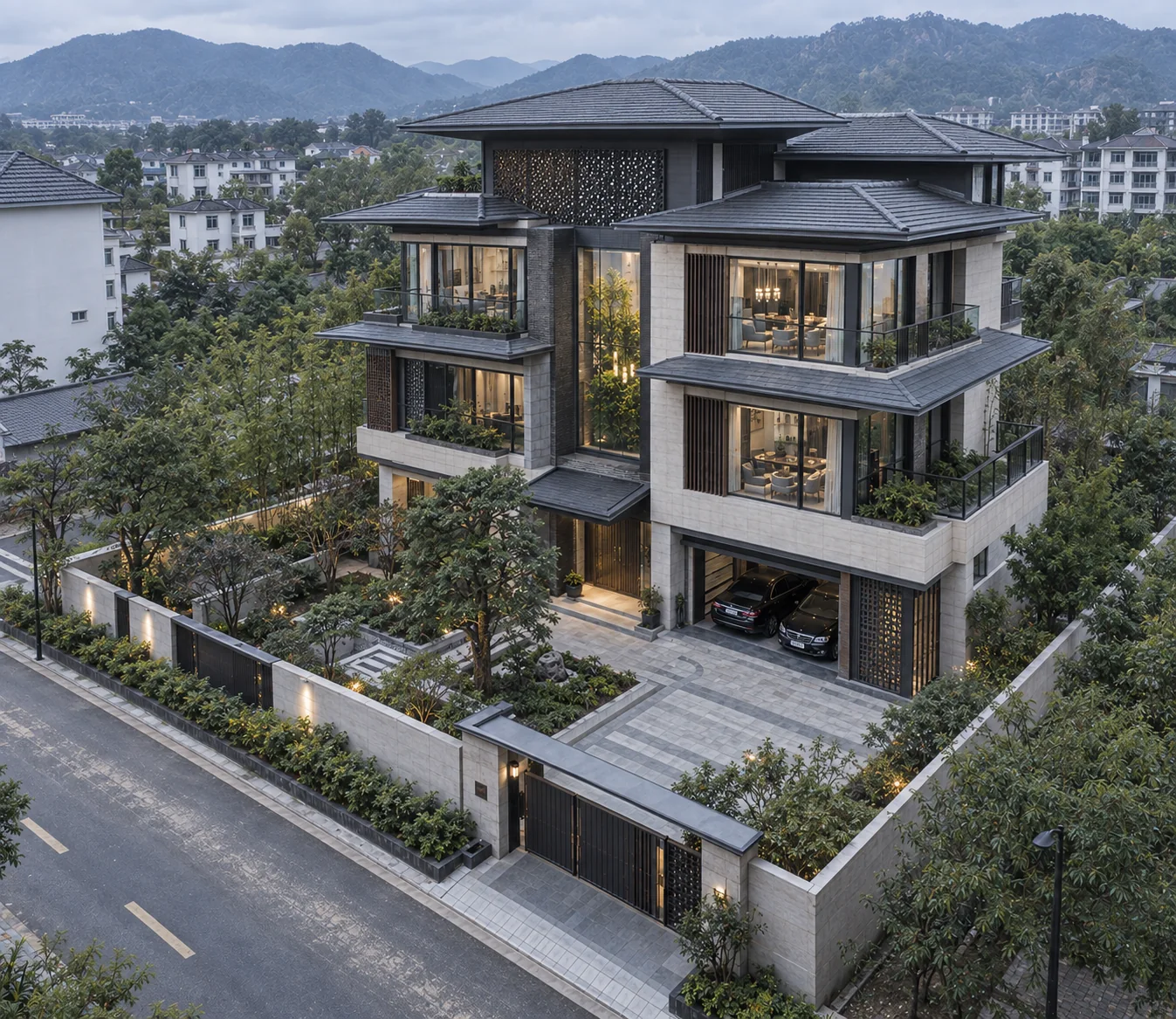 墨簷疊院 - 建築空間 - 圖片 2